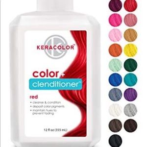 NIB Keracolor  RED/ Teal Dye - Semi Permanent Hair Color Depositing Conditioner